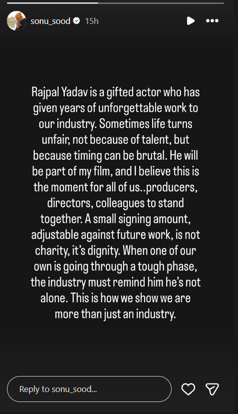 actor-sonu-sood-shares-his-support-to-rajpal-yadav