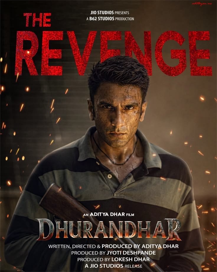 Official poster for The Revenge: Dhurandhar highlighting the Dhurandhar 2 marketing strategy and PR campaign.