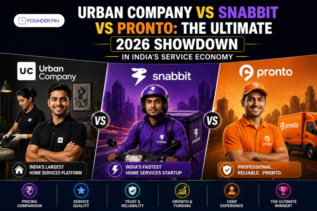 Urban Company vs Snabbit vs Pronto