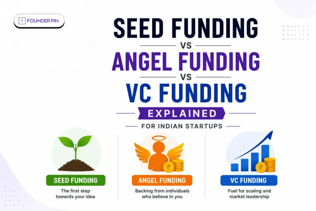 Seed Funding vs Angel Funding vs VC Funding
