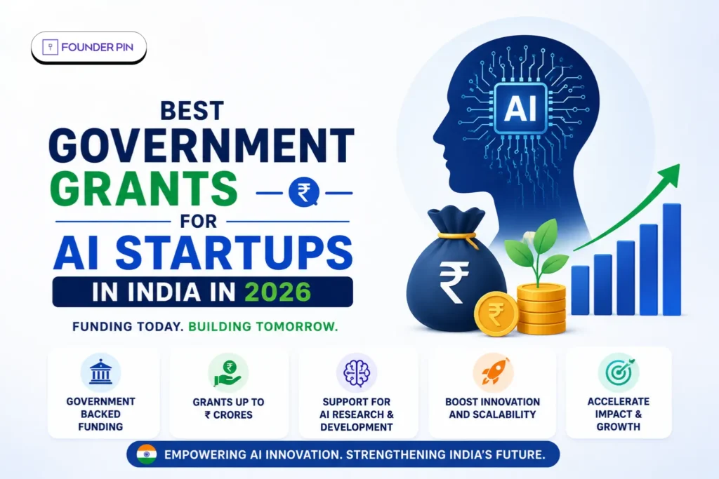 Best Government Grants for AI Startups in India in 2026