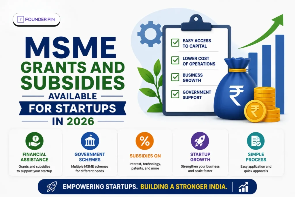 MSME Grants and Subsidies Available for Startups in 2026