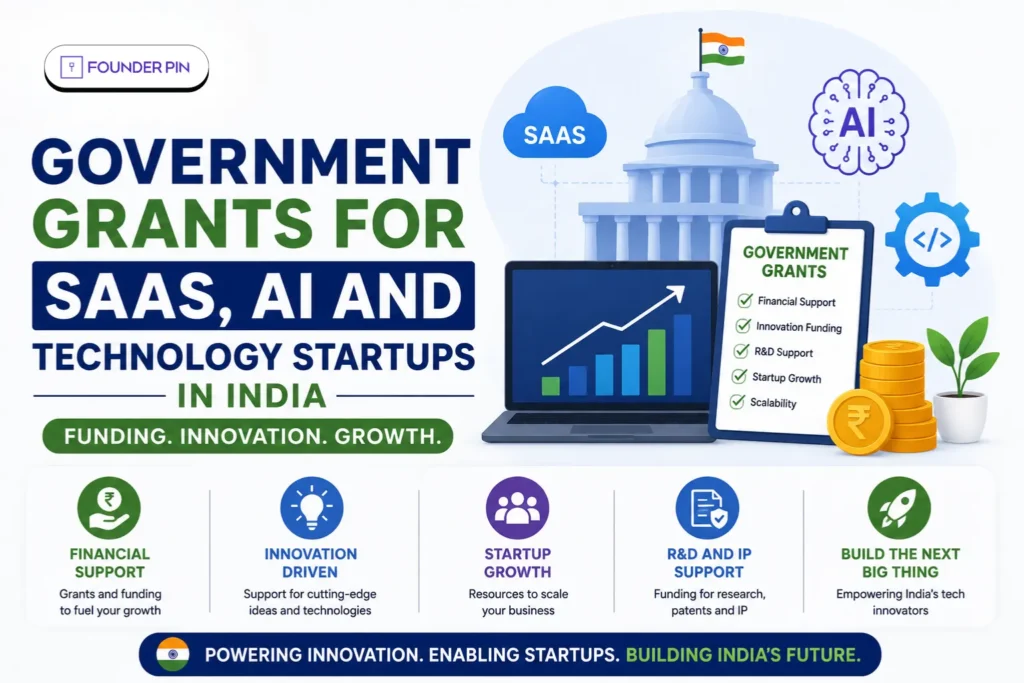 Government Grants for SaaS, AI and Technology Startups in India