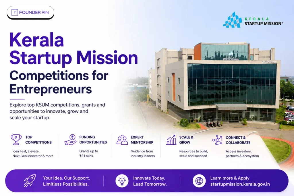 Kerala Startup Mission Competitions for Entrepreneurs