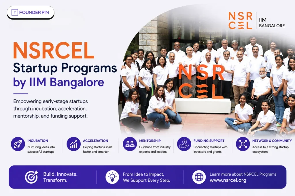 NSRCEL Startup Programs by IIM Bangalore