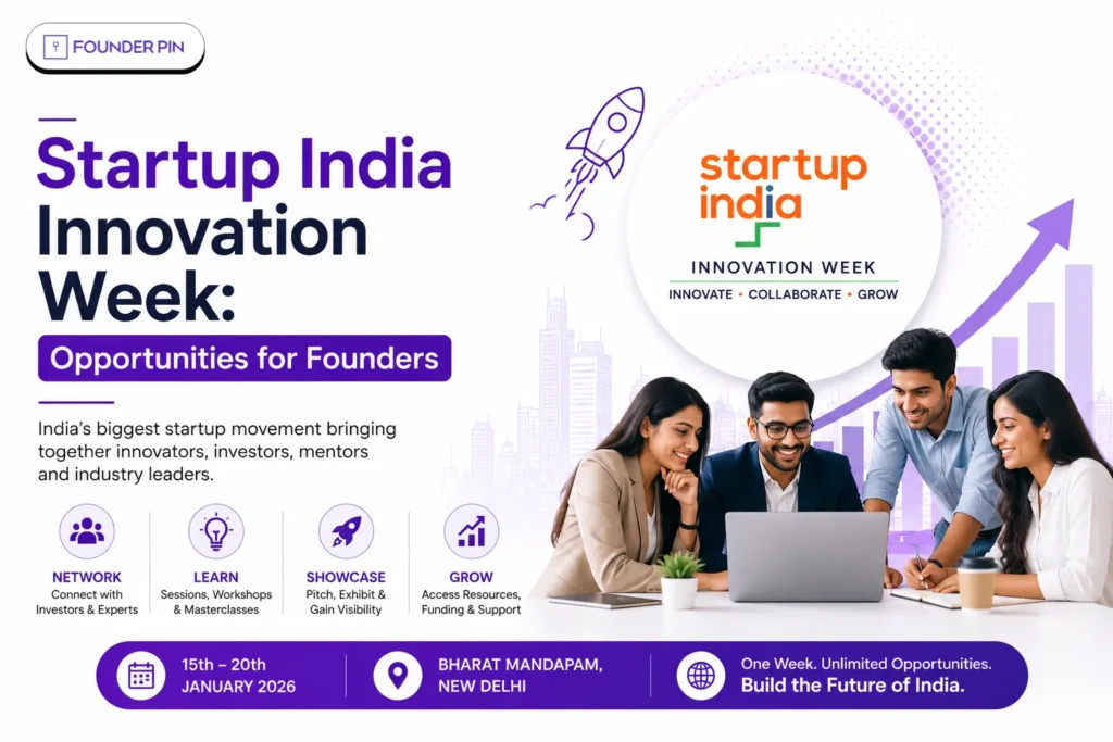 Startup India Innovation Week Opportunities for Founders