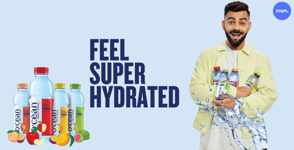 Virat Kohli Investments-O'cean Beverages