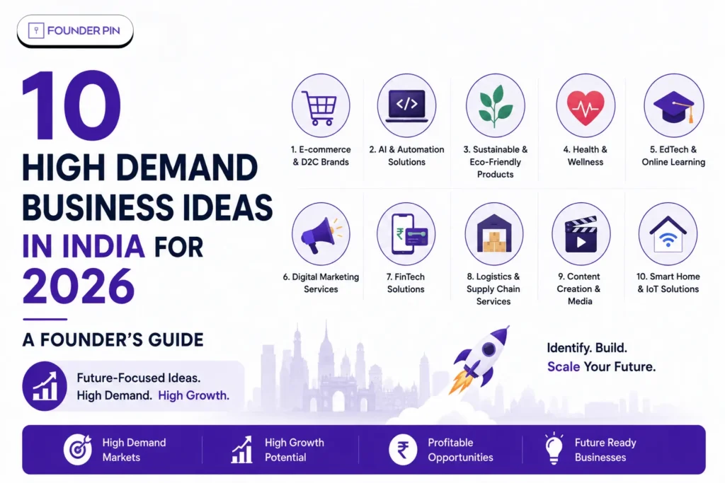 10 High Demand Business Ideas in India for 2026