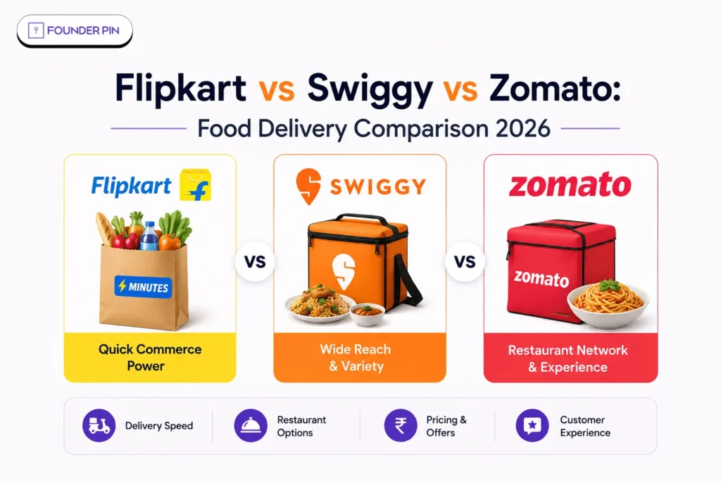 Flipkart vs Swiggy vs Zomato