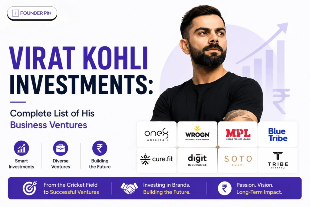 Virat Kohli Investments