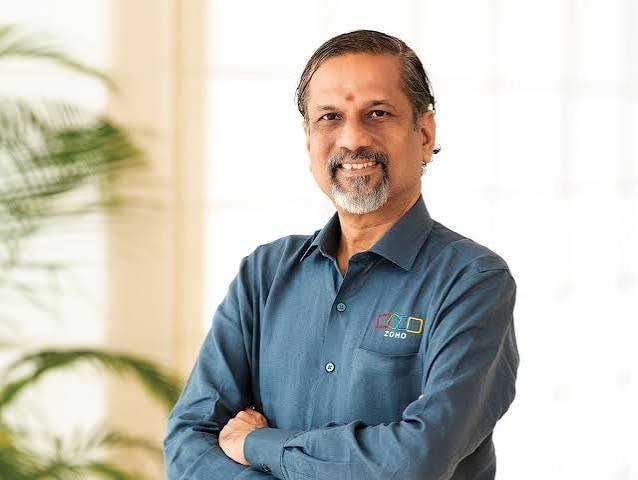 top startup founders in india -Sridhar Vembu