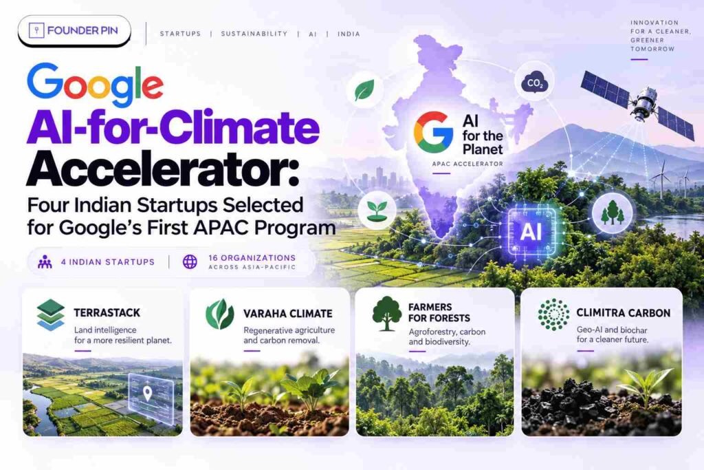 Google AI-for-Climate Accelerator: Four Indian Startups Selected for Google’s First APAC Program