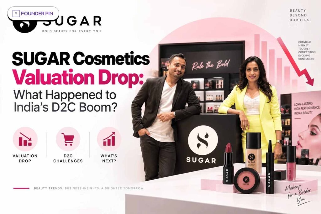 SUGAR Cosmetics Valuation Drop: What Happened to India’s D2C Boom?