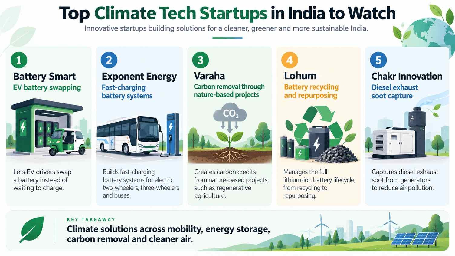 Climate Tech Startups in India 2026: Top 5